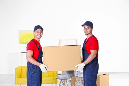 Removal team preparing a local move in Anerley