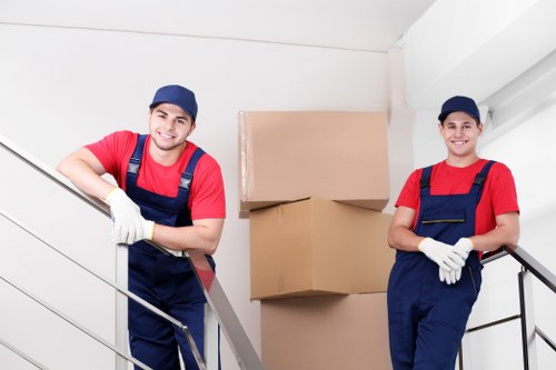 Professional moving van booking process for Anerley customers