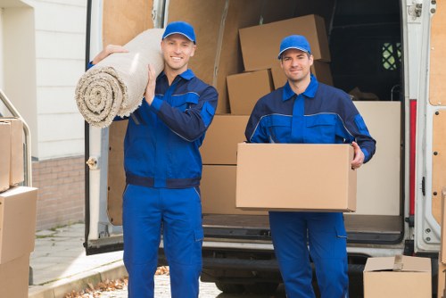 Local movers assisting a home move in Anerley