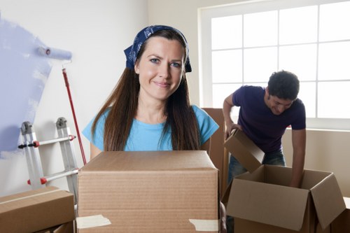Anerley man and van team managing stairs and access for removals